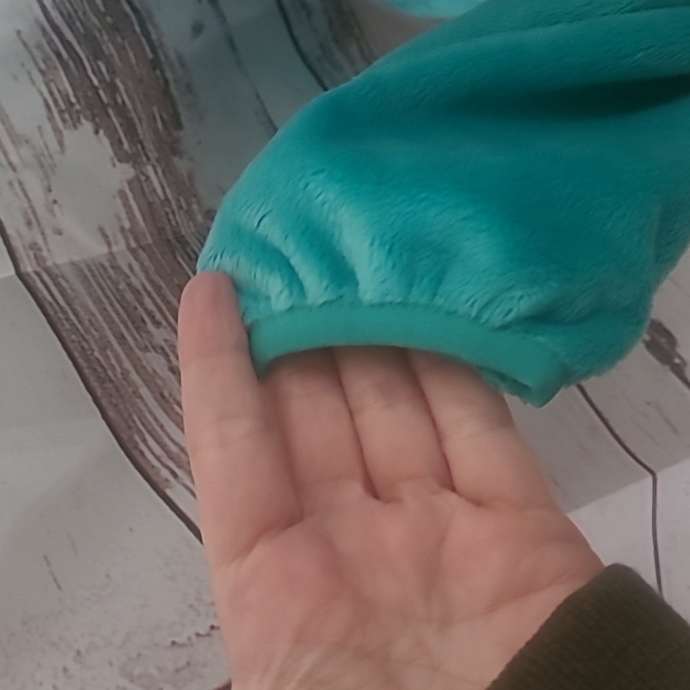 North Face Large Turquoise Fleece jacket - Picture 8 of 8